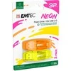 EMTEC USB-Stick 32 GB C410 USB 2.0 Neon Colored 2er Pack