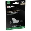 USB atmintinė Emtec Emtec USB3.2 Type-C Dual D280 32GB