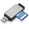 HAMA USB 3.0 Card Reader SD/Micro SD aliuminio sidabrinis