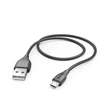 Hama Micro-USB įkrovimo ir duomenų kabelis, 1,4 m, juodas