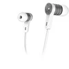 Hama Ausinės Intense In-Ear Mikrofonas Flachbandkabel Weiß