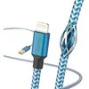 Hama Reflected USB-A - Lightning 1,5 m mėlyna
