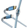 Hama Reflected USB-C - Lightning, 1,5m, mėlyna