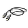 Hama USB-C - USB-C 1.5m, juoda