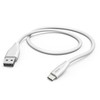 Hama USB-A - USB-C, 1,5m balta