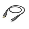 Hama USB-C–Lightning įkrovimo laidas, 1,5 m, juodas