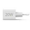 Hama mini 20W PD/QC 1x USB-C, 1x USB-A balta