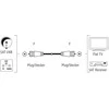 Hama SAT-Anschlusskabel F-Stecker - F-Stecker vergoldet 1.5 m 100 dB