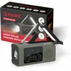 Hawk HWRDI410GN Radio Solar Dynamo With Flashlight