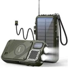 Hawk HWRDI440GN Radio Solar Dynamo With Powerbank, Juodas