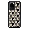 iKins dėklas skirtas Samsung Galaxy S20 Ultra pyramid juodos spalvos