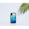 Mėlyna iKins telefono dėklas iPhone XR, mėlynas lake juodas