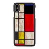 Ikins Telefono dėklas iPhone XS Max, Mondrian, juodas