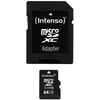 Atminties kortelė INTENSO 3413490 Intenso micro SD 64GB SDXC kortelė, 10 klasė