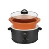 Lėto Virimo Puodas - Jata 3.5l Ovali Keramikinis Terakota 180W