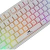 Baracuda membraninė žaidimų klaviatūra KRILL, US išdėstymas, baltos spalvos (BGK-01114)