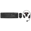 TRACER 4w1 Multi-Office Set klaviatūra Pelės kilimėlis heapdhones