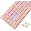 White Shark Baltas Shark Baltas Shark gaming membraninė klaviatūra TACHI, US išdėstymas, Rožinė (GK-003441)