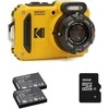 Kodak WPZ2 Geltona Bundle - kamera + SD kortelė ir 2x atsarginės baterijos