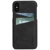 Apple Telefono dėklas Krusell Sunne 2 Card Cover iPhone XS Max, juodas