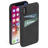 Apple Telefono dėklas Krusell Sunne 2 Card Cover iPhone XS Max, juodas