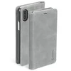 Dėklas Krusell Sunne 4 Card FolioWallet Apple iPhone XS Max vintage pilkas