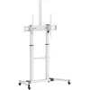 Sbox FS-3610 Baltas grindų itin didelis LED televizoriaus stovas 60-100" 100 kg Baltas
