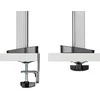 Laikiklis White Shark Baltas Shark Baltas Shark AMENHOTEP I, Desktop Mount for 1 Monitorius, Pilkas (GMS-3204)