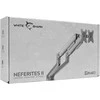 Laikiklis White Shark Baltas Shark Baltas Shark NEFERITES II, Desktop Mount for 2 Monitors, Sidabrinis (GMS-3208)