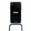 Dėklas Lookabe LUOKABAS Kryžminis Telefonas Clear Case žalia 124; iPhone X / Xs