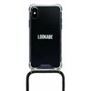 Lookabe Necklace iPhone Xs Max auksinis juodas loo005