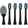 Lovio SonicProtect PRO antgaliai do szczoteczki miękkie Juoda LVTB124BK-HS 5szt