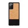 MAN&amp;WOOD dėklas skirtas Galaxy Note 20 herringbone nero juodos spalvos