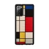 MAN&amp;WOOD dėklas skirtas Galaxy Note 20 mondrian wood juodos spalvos