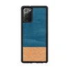 MAN&amp;WOOD dėklas skirtas Galaxy Note 20 denim juodos spalvos