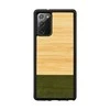 MAN&amp;WOOD dėklas skirtas Galaxy Note 20 bamboo skirtasest juodos spalvos
