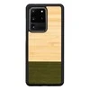 MAN&amp;WOOD dėklas skirtas Galaxy S20 Ultra bamboo skirtasest juodos spalvos