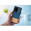 Dėklas MAN&amp;WOOD case for Galaxy S20 Ultra denim juodas