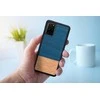 Dėklas MAN&amp;WOOD case for Galaxy S20+ denim juodas