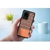 MAN&amp;WOOD dėklas Galaxy S20 Ultra browny check juodas