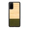 MAN&amp;WOOD dėklas skirtas Galaxy S20 bamboo skirtasest juodos spalvos