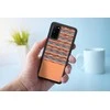 Dėklas MAN&amp;WOOD case for Galaxy S20 browny check juodas