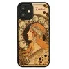 Dėklas MAN&amp;WOOD case for iPhone 12 mini zodiac juodas