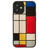 Dėklas MAN&WOOD case for iPhone 12 mini mondrian wood juodas
