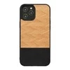Dėklas MAN&amp;WOOD case for iPhone 12 Pro Max herringbone nero juodas