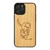 Dėklas MAN&amp;WOOD case for iPhone 12 Pro Max cat with red fish