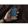 Dėklas MAN&amp;WOOD case for iPhone 7/8 denim juodas