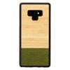 MAN&amp;WOOD išmaniojo telefono dėklas „Galaxy Note 9“ bambuko miško juodas