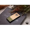 MAN&amp;WOOD išmaniojo telefono dėklas „Galaxy Note 9“ bambuko miško juodas