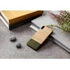 MAN&amp;WOOD išmaniojo telefono dėklas iPhone X/XS, bambuko ir miško juodas